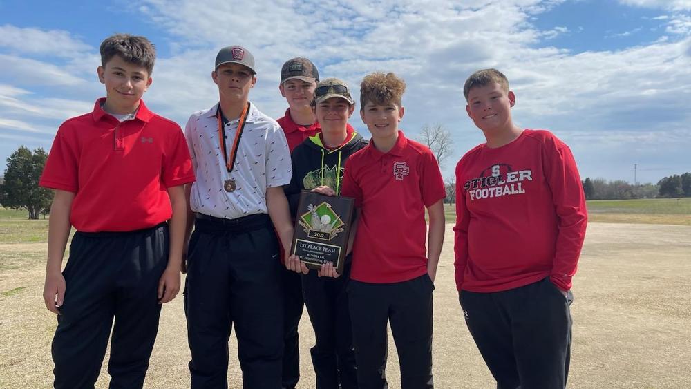 Junior High Golf Places 1st at Wewoka
