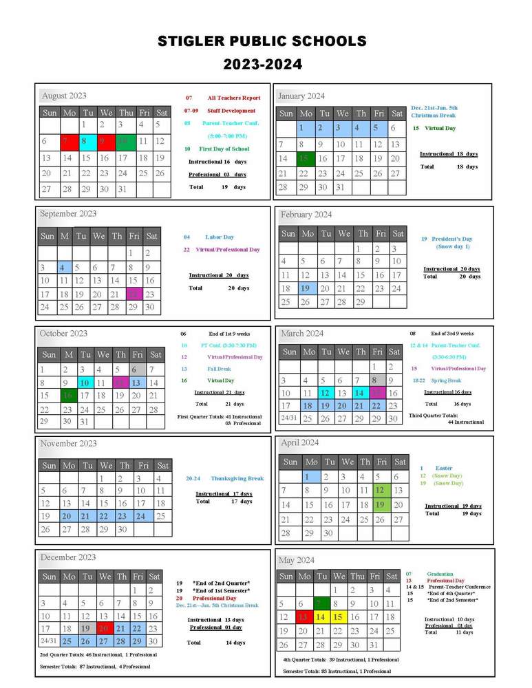 Updated 23-24 Calendar